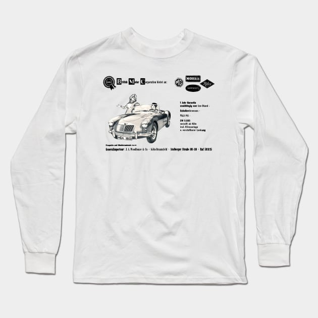 MGA - advert Long Sleeve T-Shirt by Throwback Motors